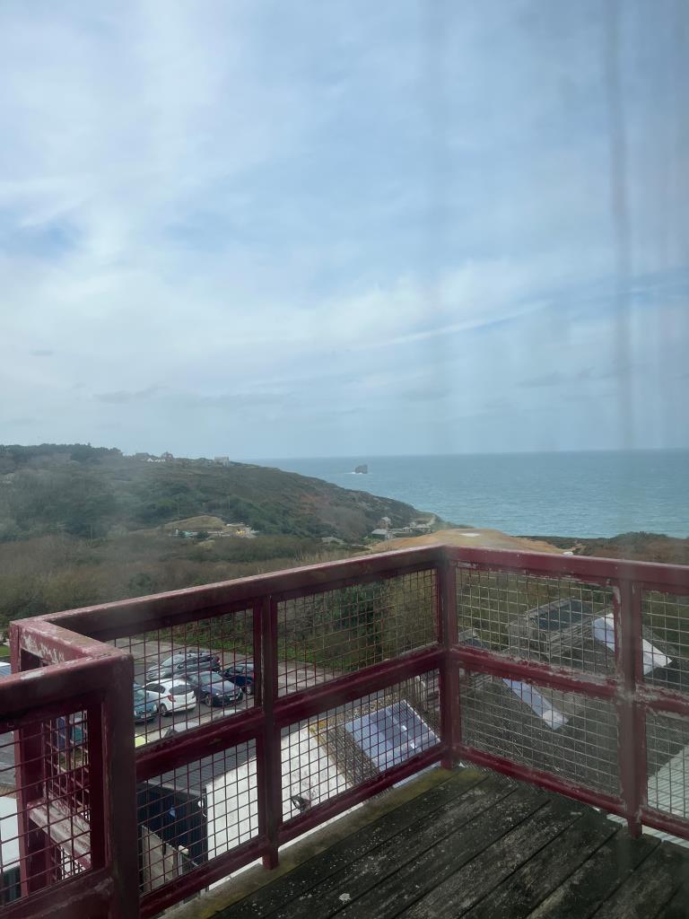 Lot: 132 - FORMER ENGINE HOUSE IN GREAT LOCATION - Top floor view from the balcony